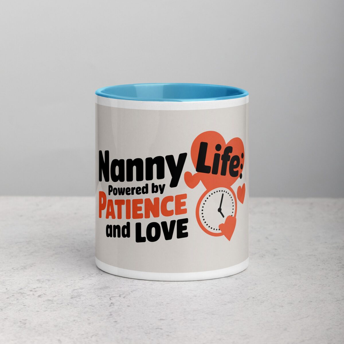 Nanny Life: Powered by Patience and Love Coffee Mug - Image 13