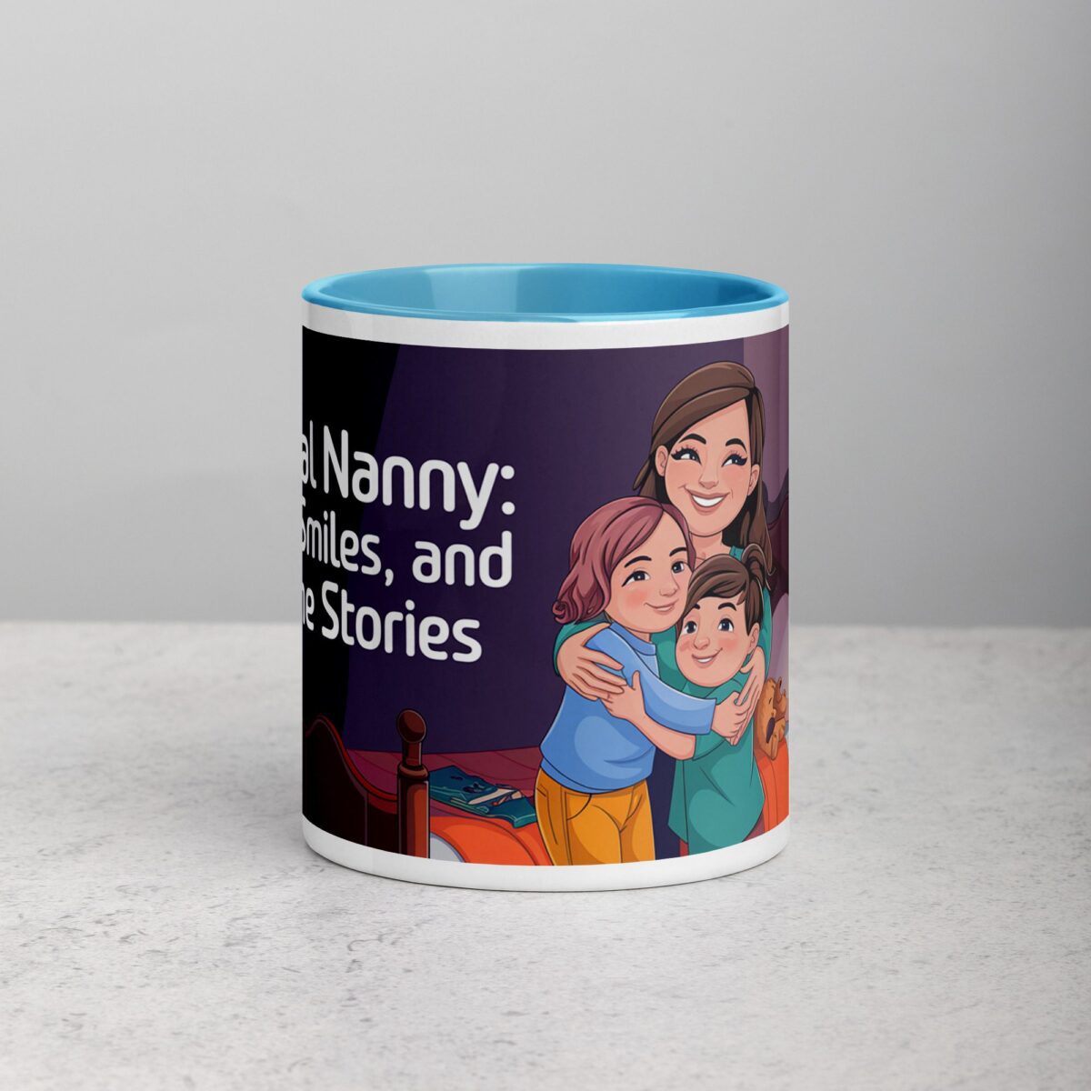 Official Nanny: Hugs, Smiles, and Bedtime Stories Mug - Image 13