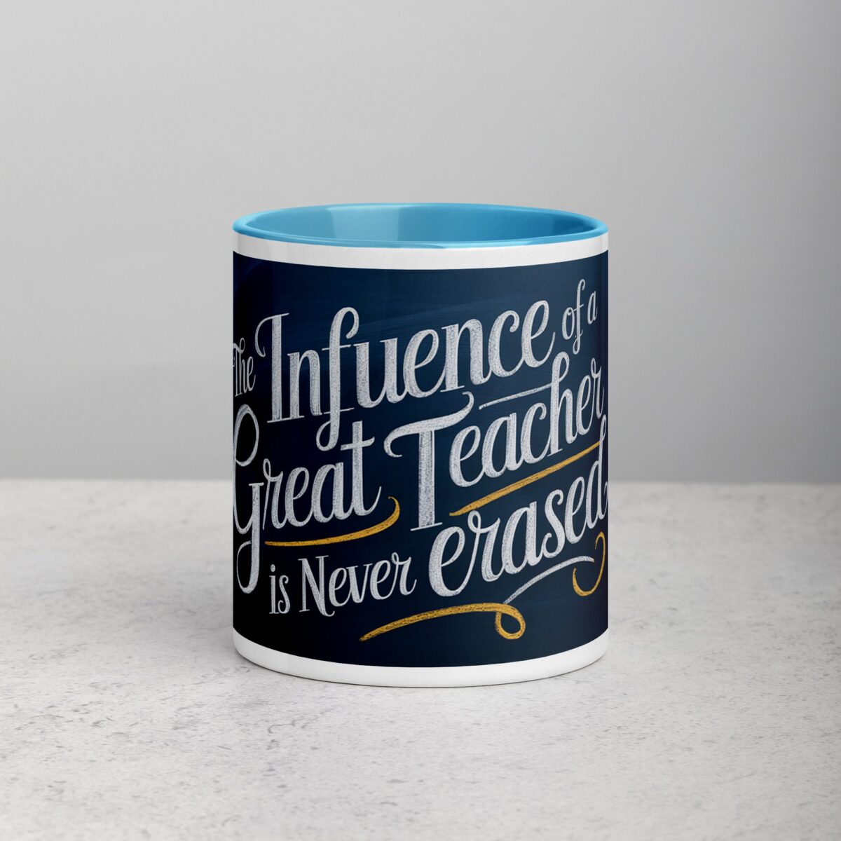 The Influence of a Great Teacher Is Never Erased Coffee Mug - Image 13