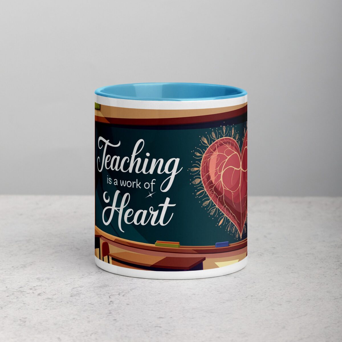 Teaching Is a Work of Heart Coffee Mug & Tea Cup - Image 13