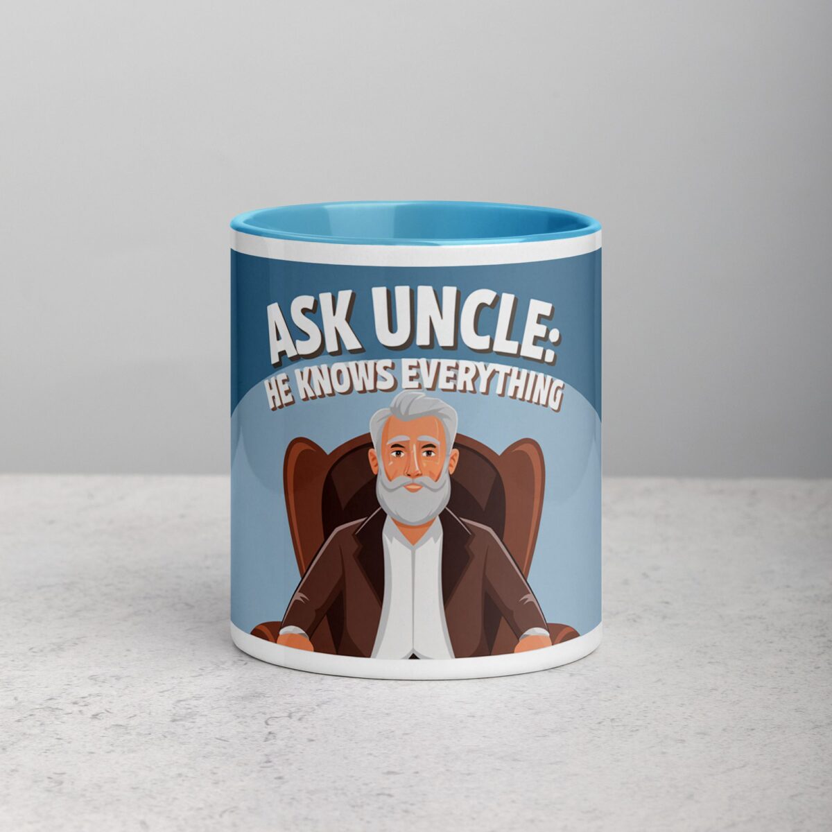 Ask Uncle: He Knows Everything Coffee Mug - Image 13