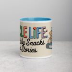 Uncle Life: Fueled by Snacks and Stories Mug - Image 13