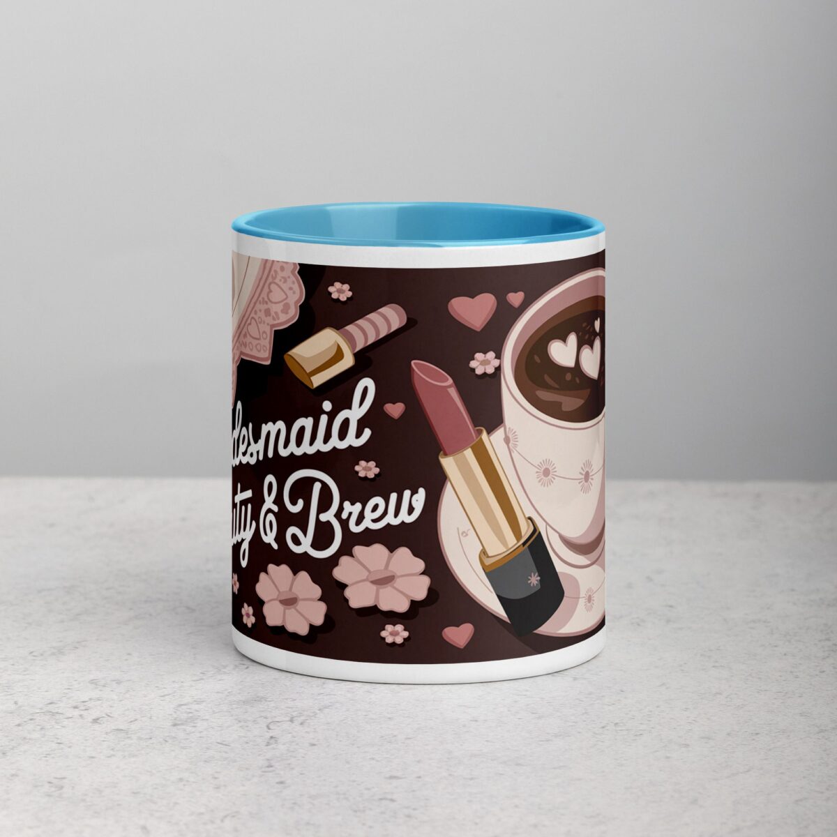 Bridesmaid Beauty & Brew Coffee Mug - Image 13