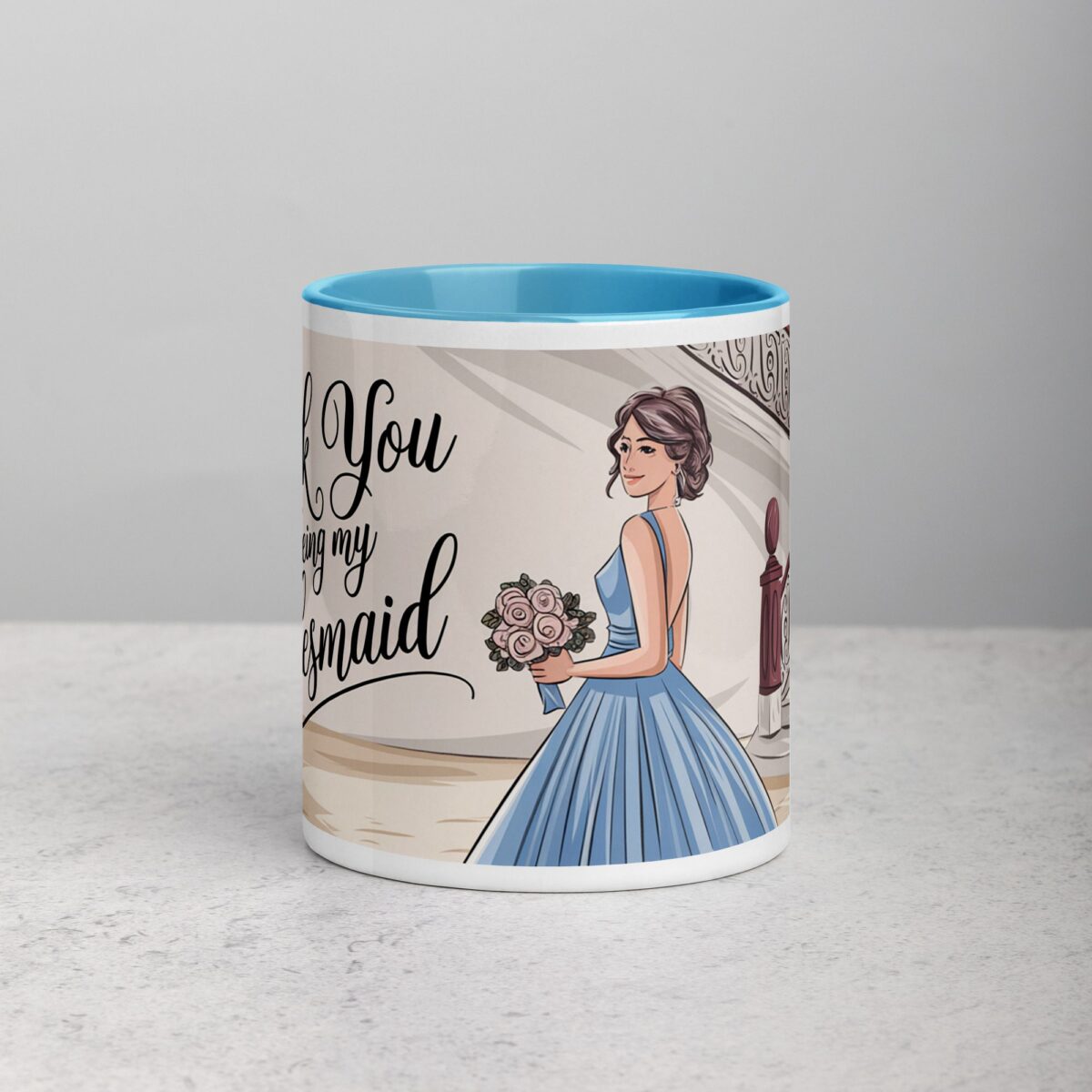 Thank You for Being My Bridesmaid Elegant Coffee Mug - Image 13