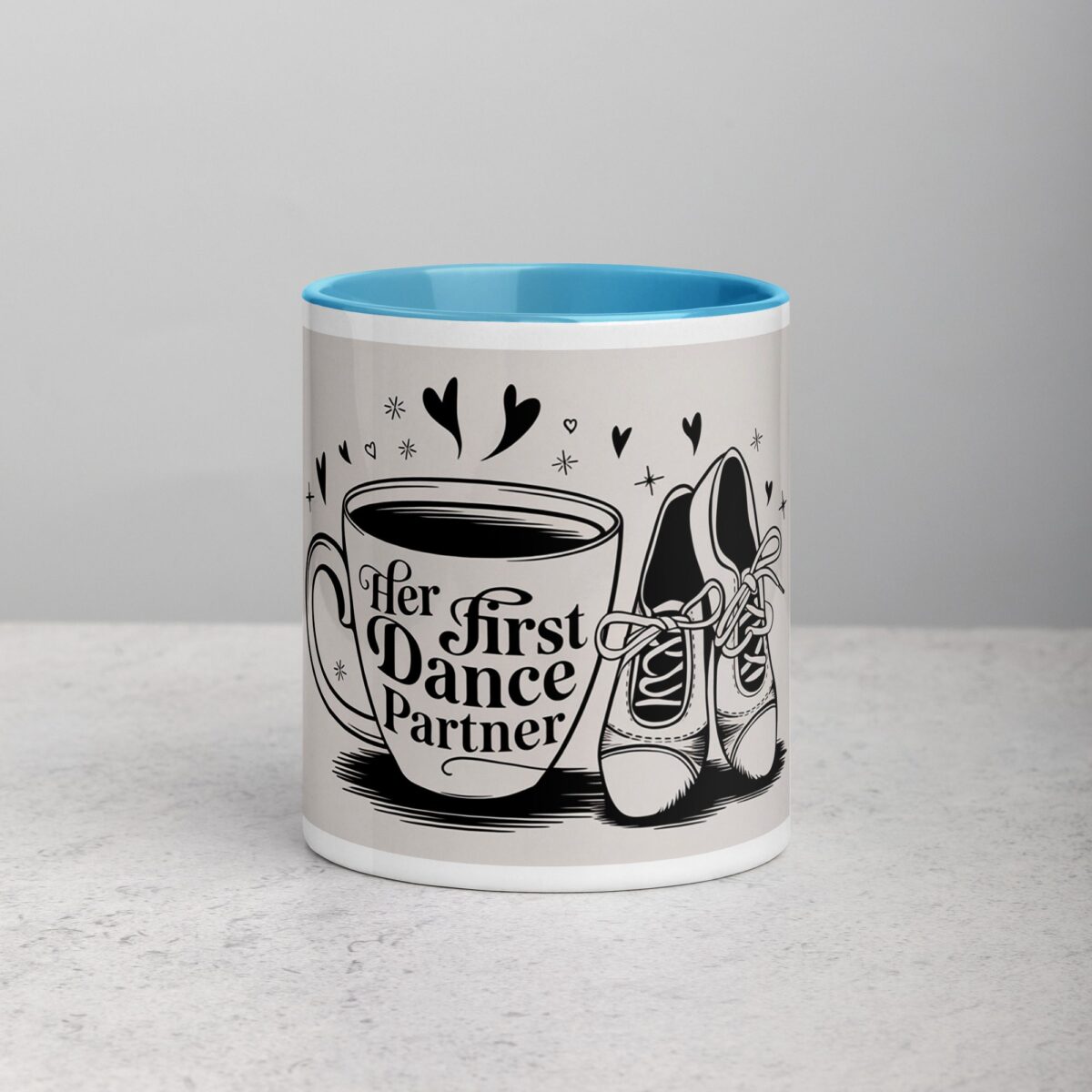 Her First Dance Partner Coffee Mug & Tea Cup - Image 13
