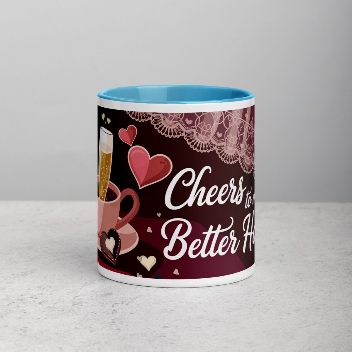 Cheers to My Better Half Husband Coffee Mug - Image 13