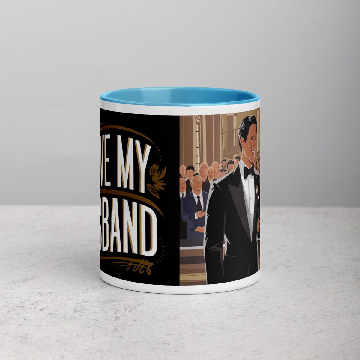 I Love My Husband Elegant Coffee Mug & Tea Cup - Image 13