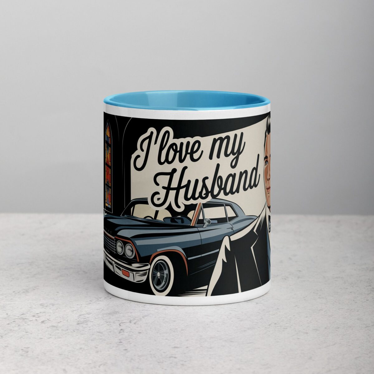 I Love My Husband Retro Coffee Mug & Tea Cup - Image 13