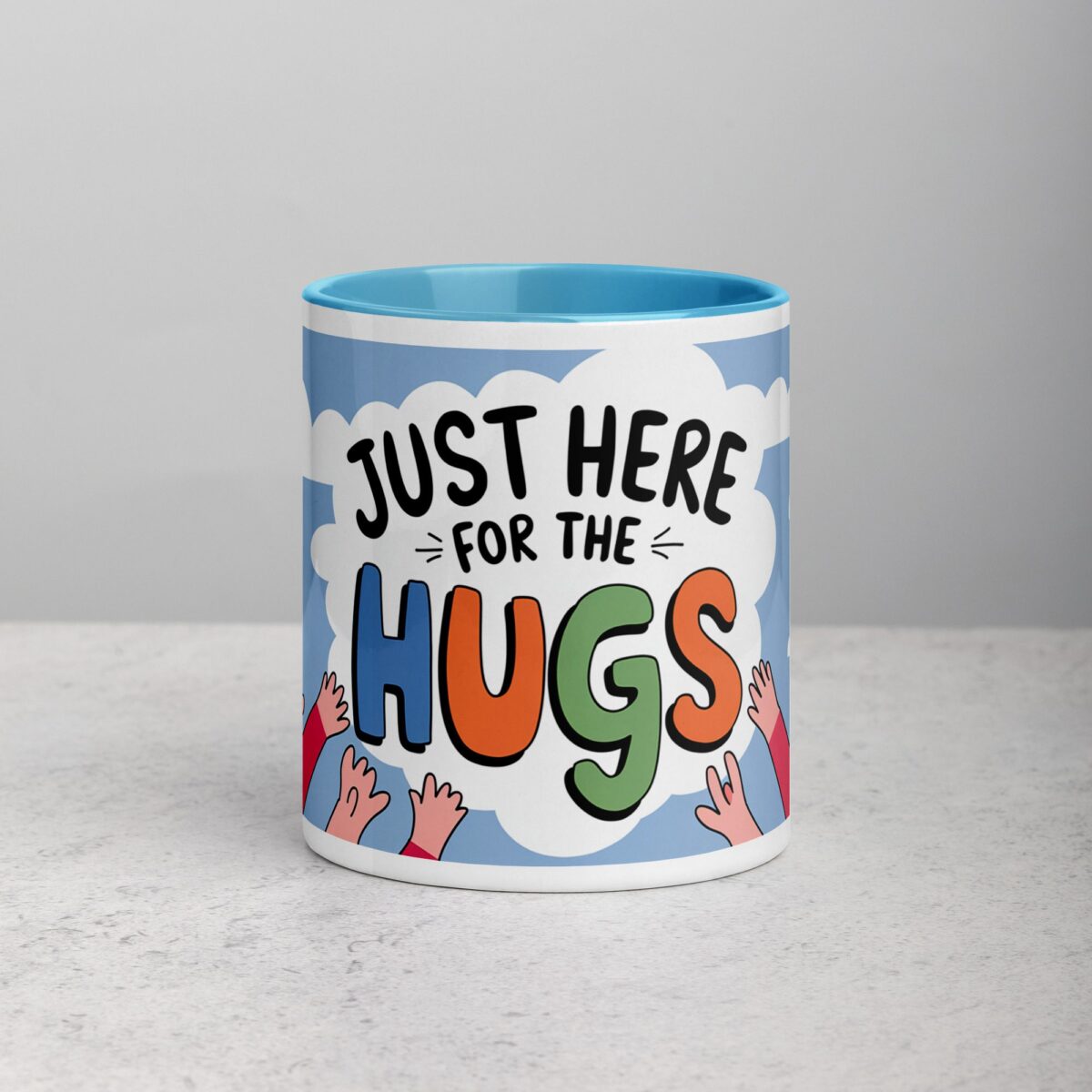Just Here for the Hugs Coffee Mug - Image 13