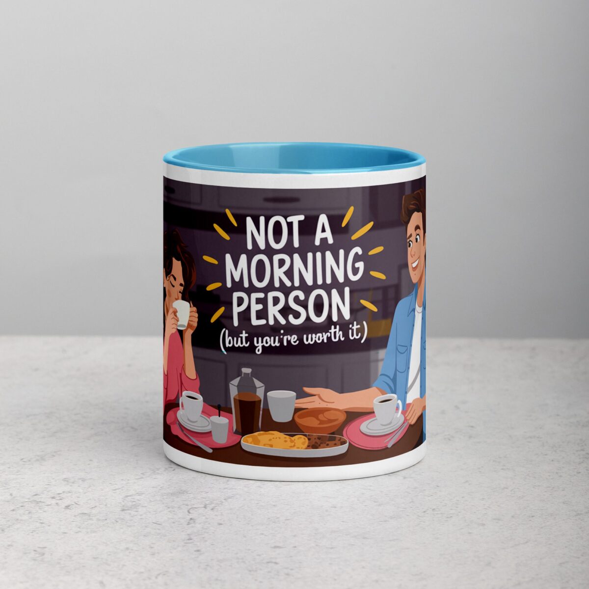 Not a Morning Person (But You’re Worth It) Coffee Mug - Image 13