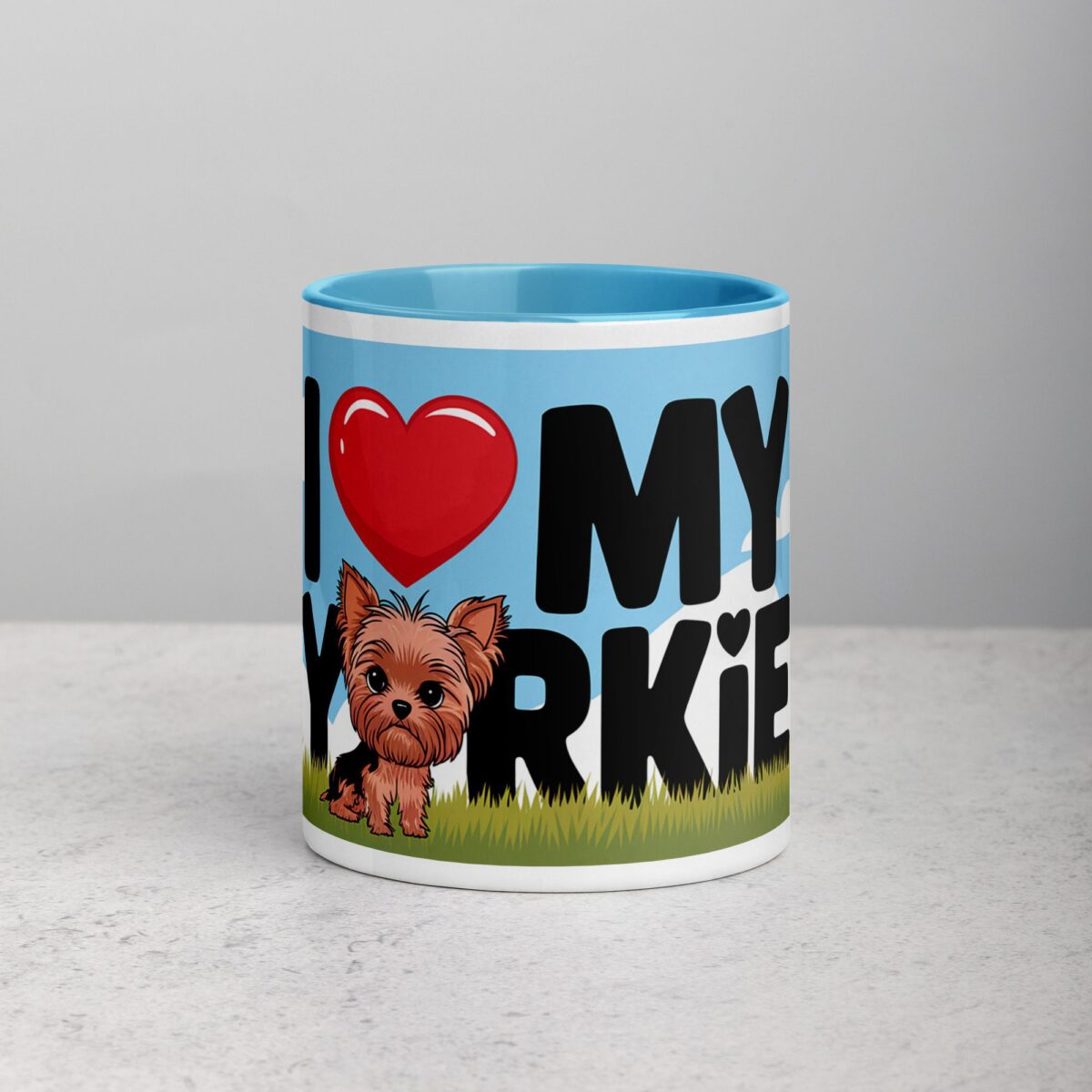 I ❤️ My Yorkie Coffee Mug & Tea Cup - Image 13