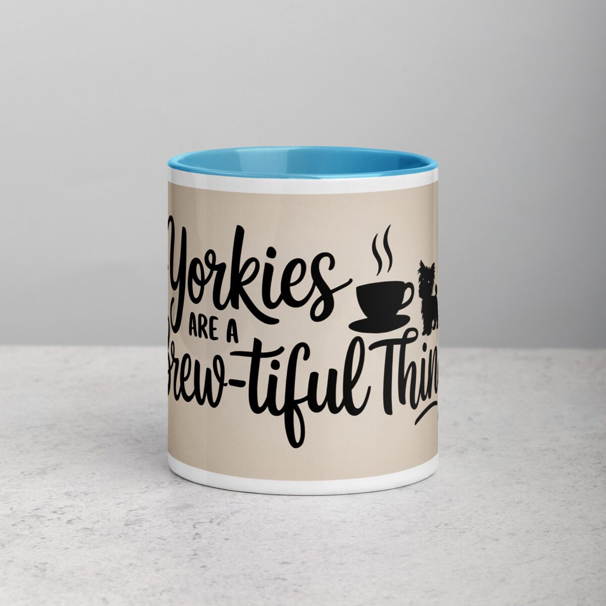 Yorkies Are a Brew-tiful Thing Coffee Mug - Image 13