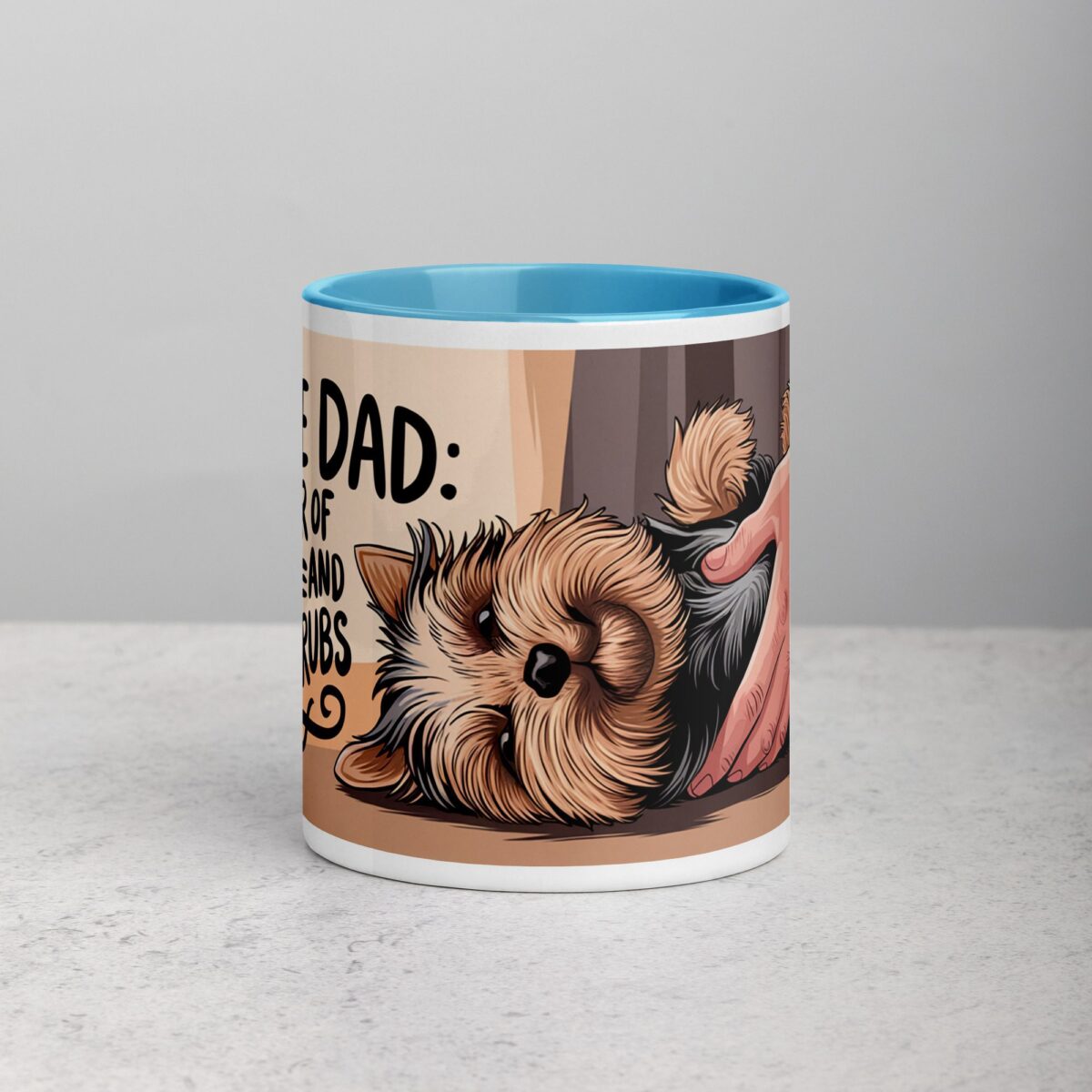 Yorkie Dad: Master of Treats and Belly Rubs Coffee Mug - Image 13