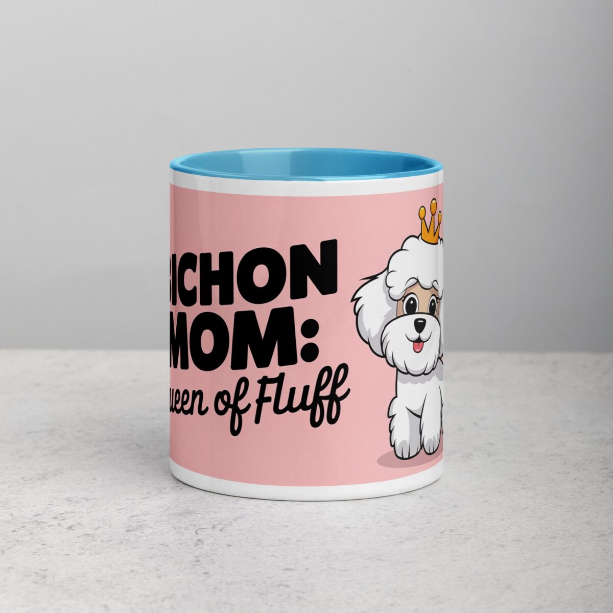 Bichon Mom: Queen of Fluff Coffee Mug - Image 13