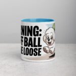 Warning: Fluff Ball on the Loose Coffee Mug - Image 13