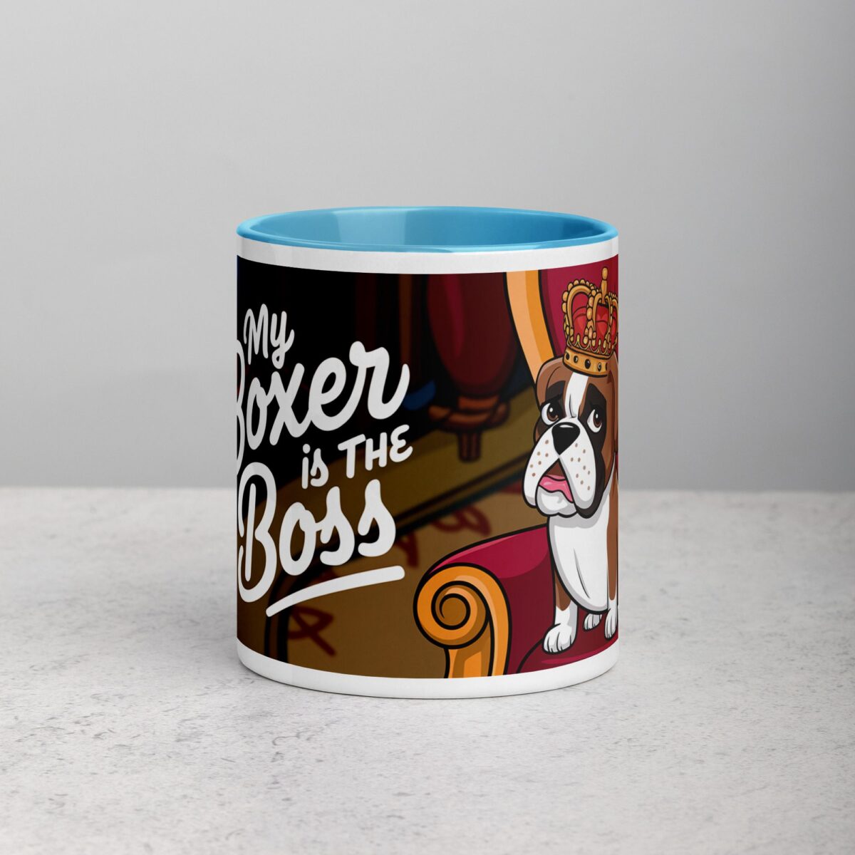 My Boxer Is the Boss Coffee Mug - Image 13