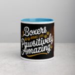 Boxers Make Life Pawsitively Amazing Coffee Mug - Image 14