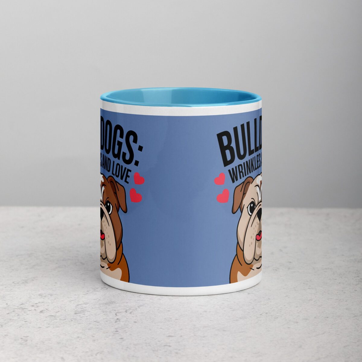 Bulldogs: Wrinkles and Love Coffee Mug - Image 13