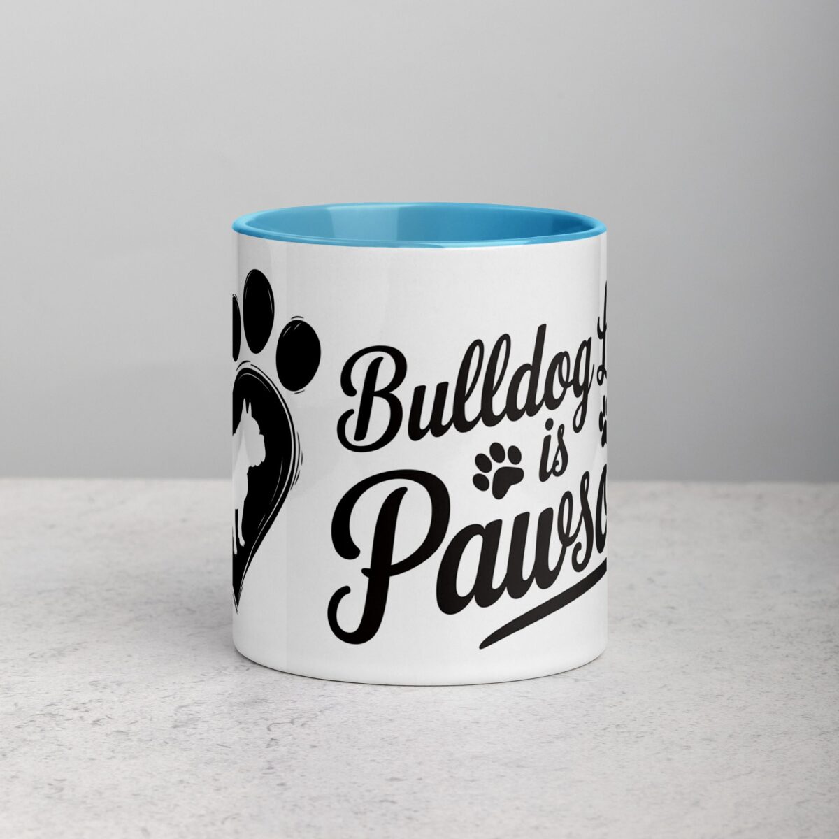 Bulldog Love Is Pawsome Coffee Mug - Image 13