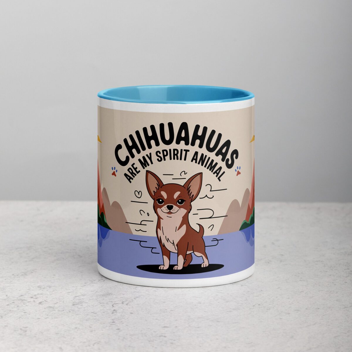 Chihuahuas Are My Spirit Animal Coffee Mug - Image 13