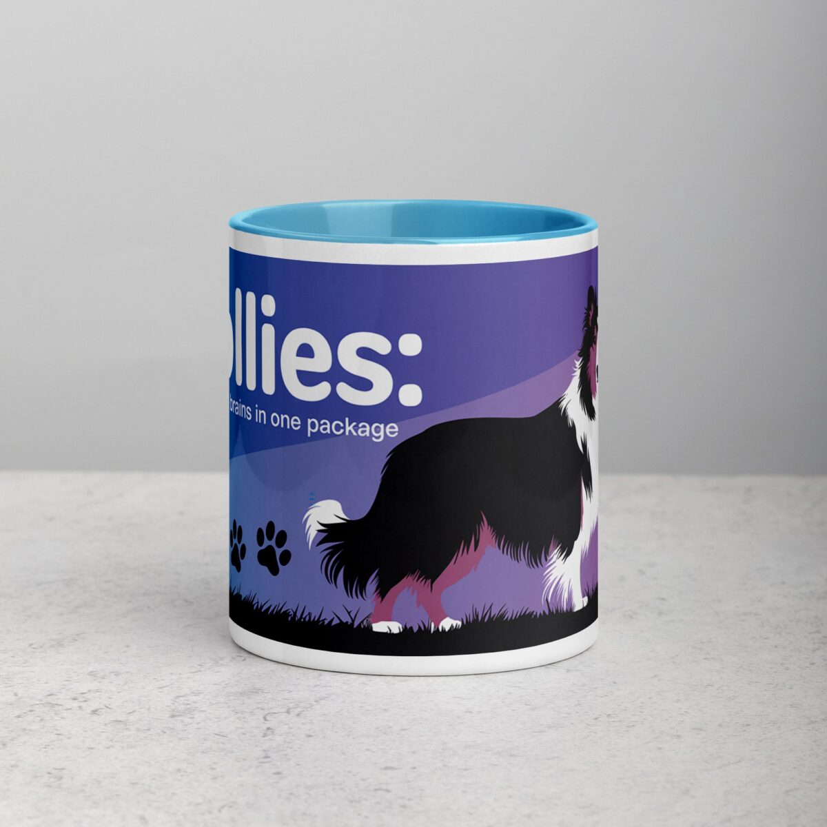 Collies: Beauty and Brains in One Package Coffee Mug - Image 13