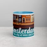 Amsterdam: The City of Bikes and Canals Coffee Mug - Image 13