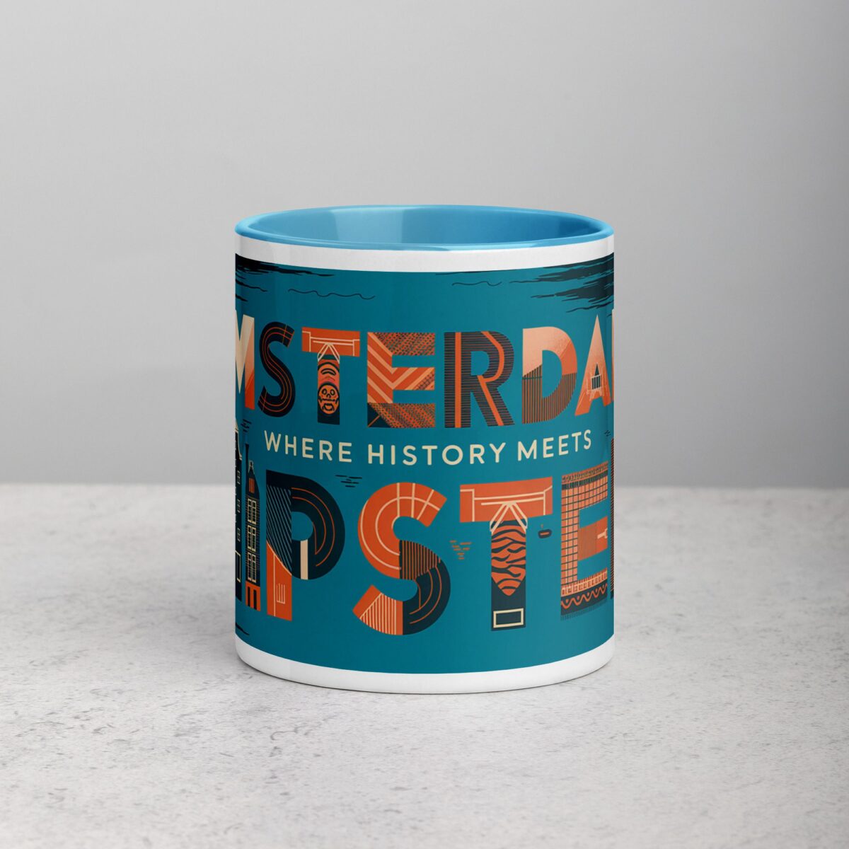 Amsterdam: Where History Meets Hipster Coffee Mug - Image 13