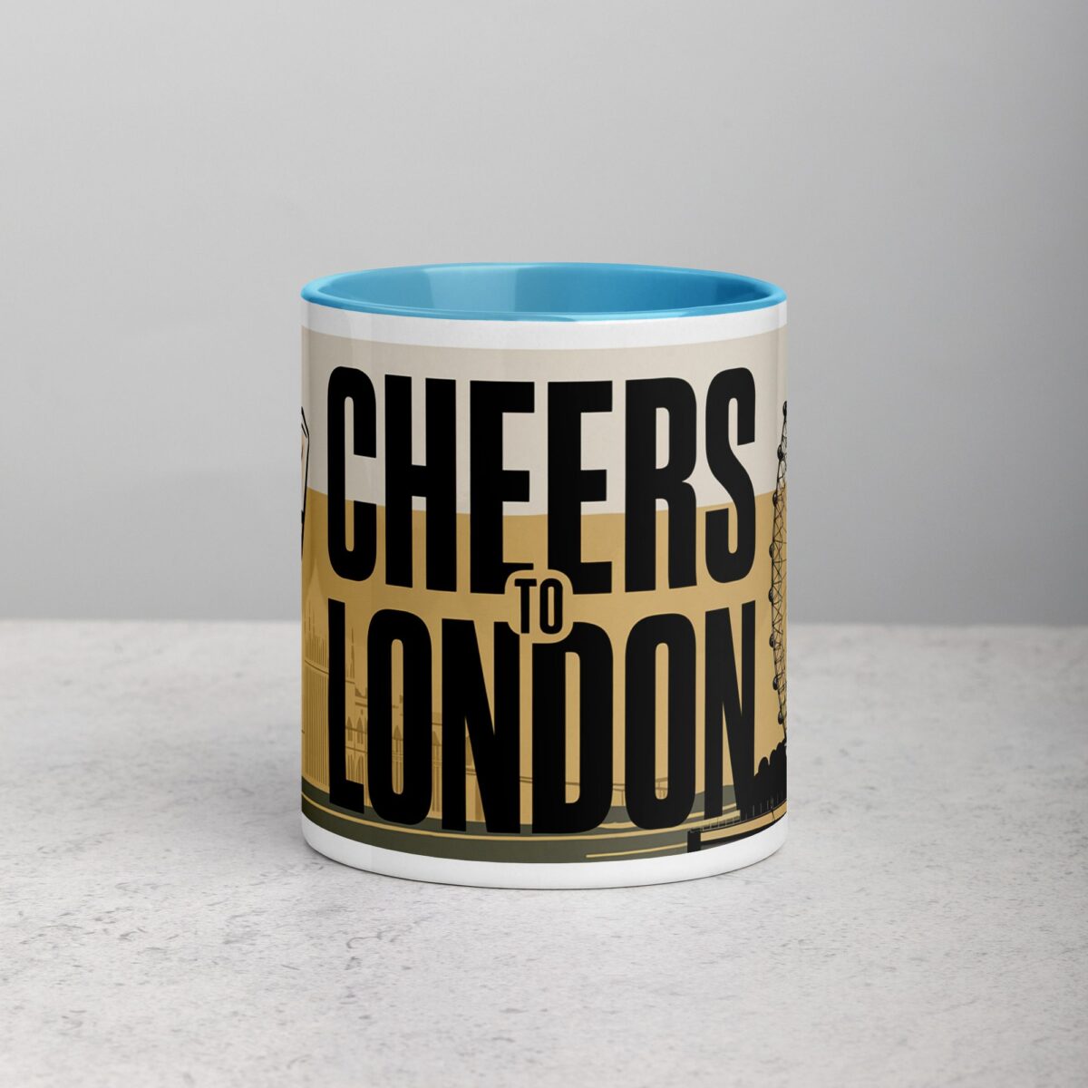 Cheers to London Coffee Mug & Tea Cup - Image 13