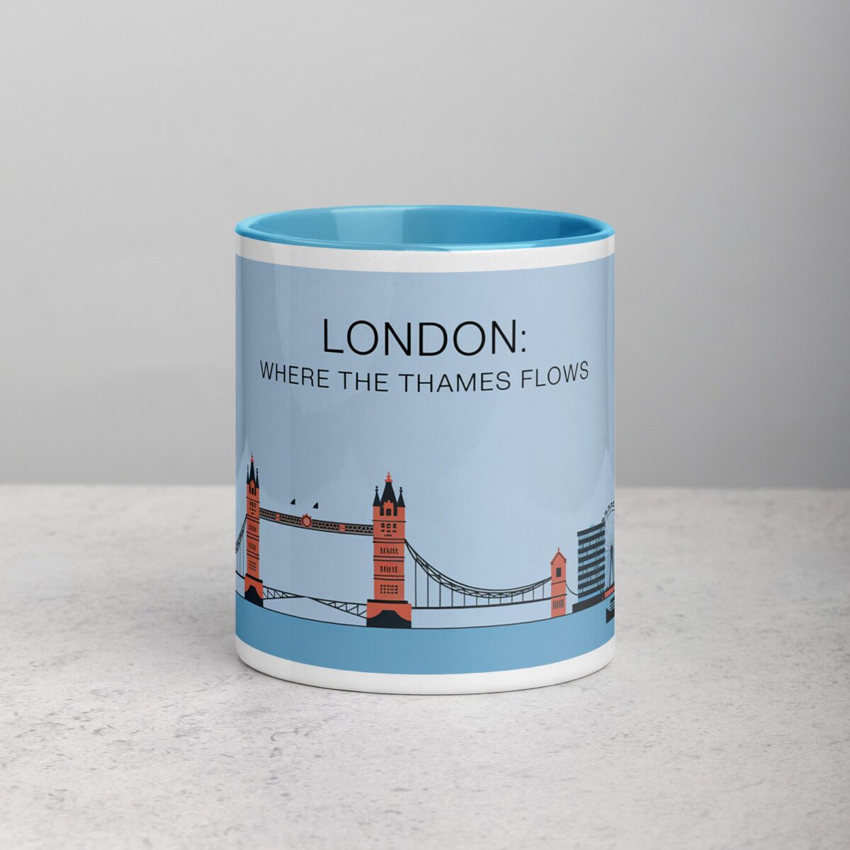 London: Where the Thames Flows Coffee Mug - Image 13