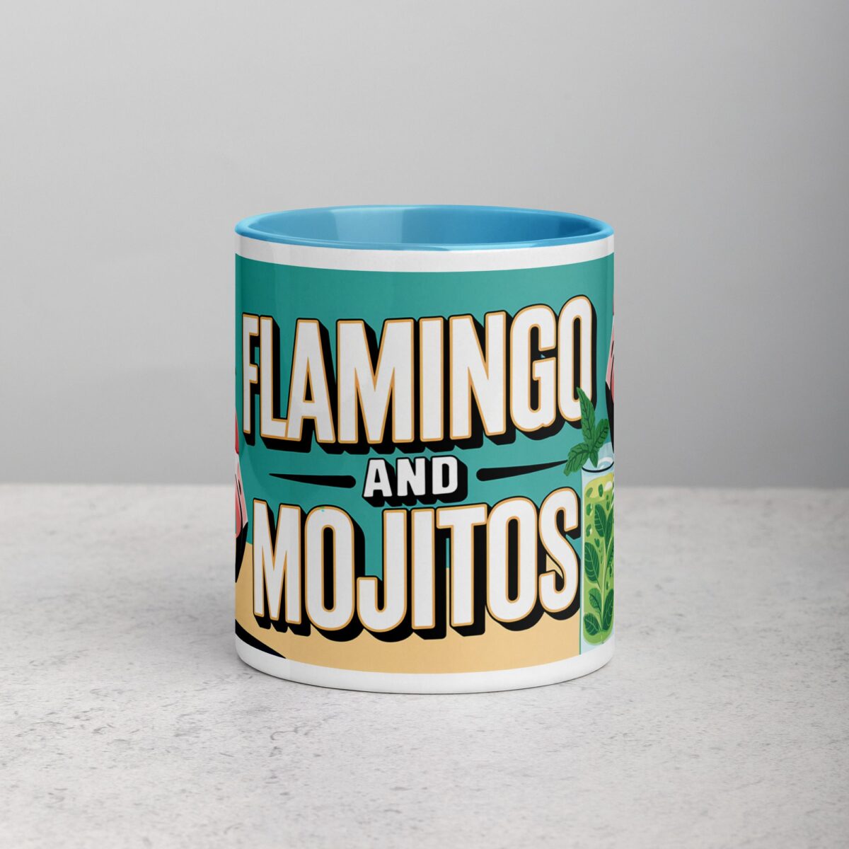 Flamingos and Mojitos Coffee Mug - Image 13