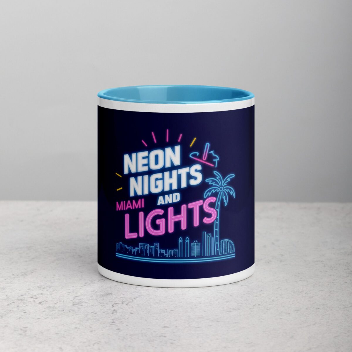 Neon Nights and Miami Lights Coffee Mug - Image 13