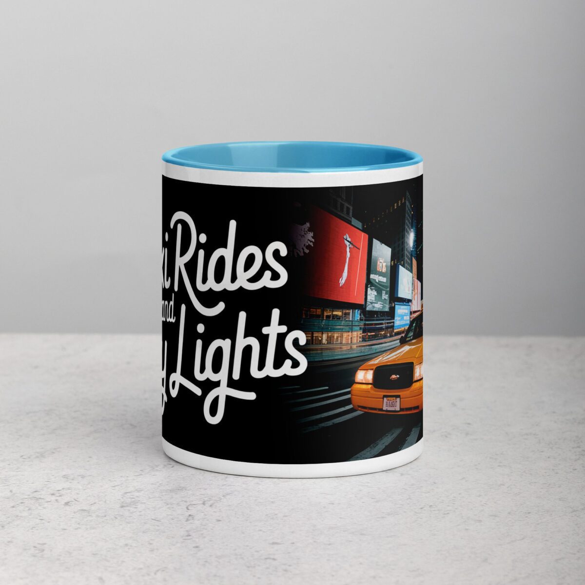 Taxi Rides and City Lights Coffee Mug - Image 13