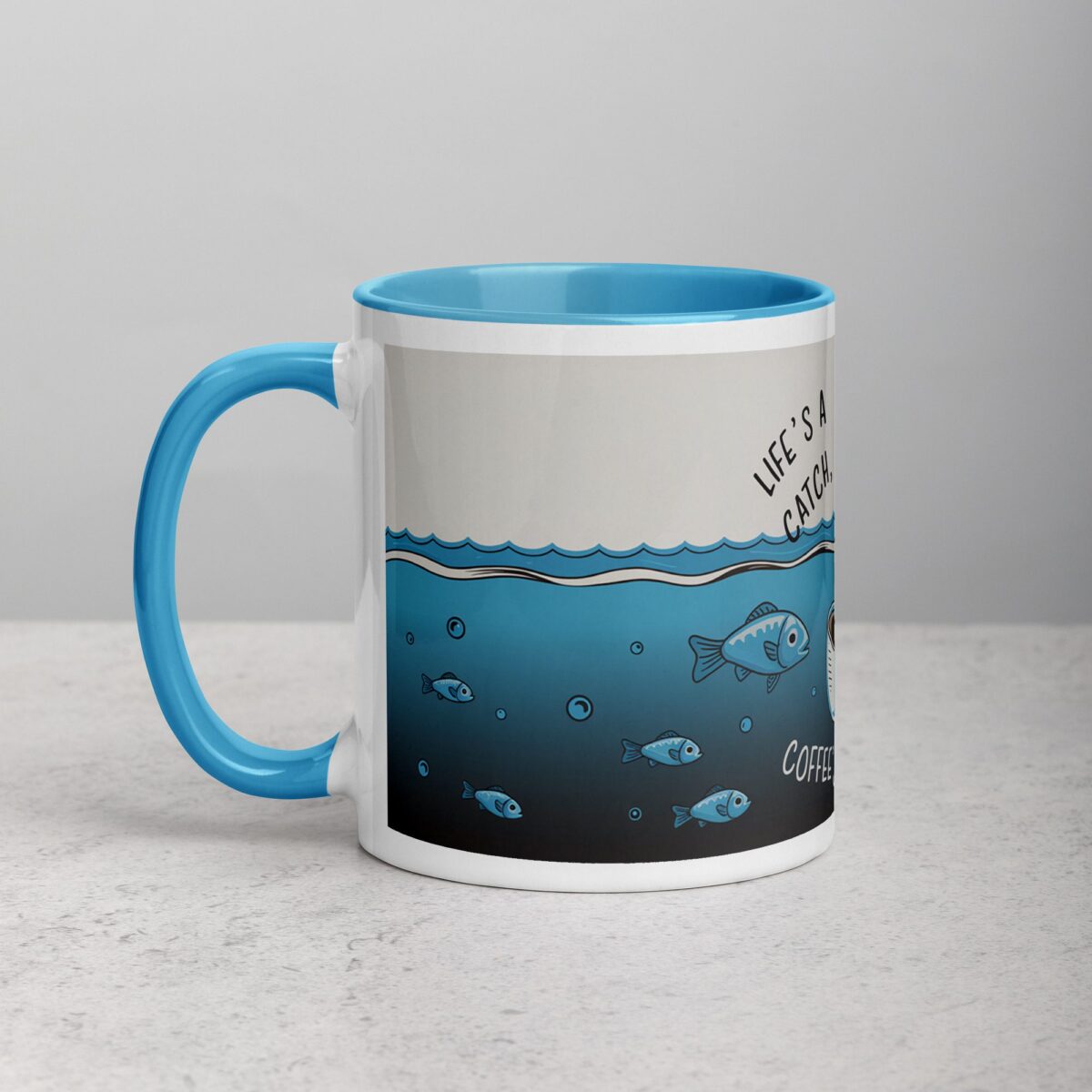 Life’s a Catch, Coffee’s the Hook Mug - Image 14