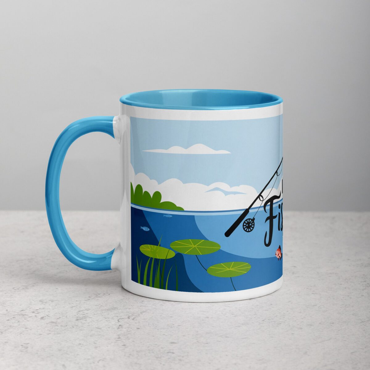 I Love Fishing Elegant Coffee Mug & Tea Cup - Image 14