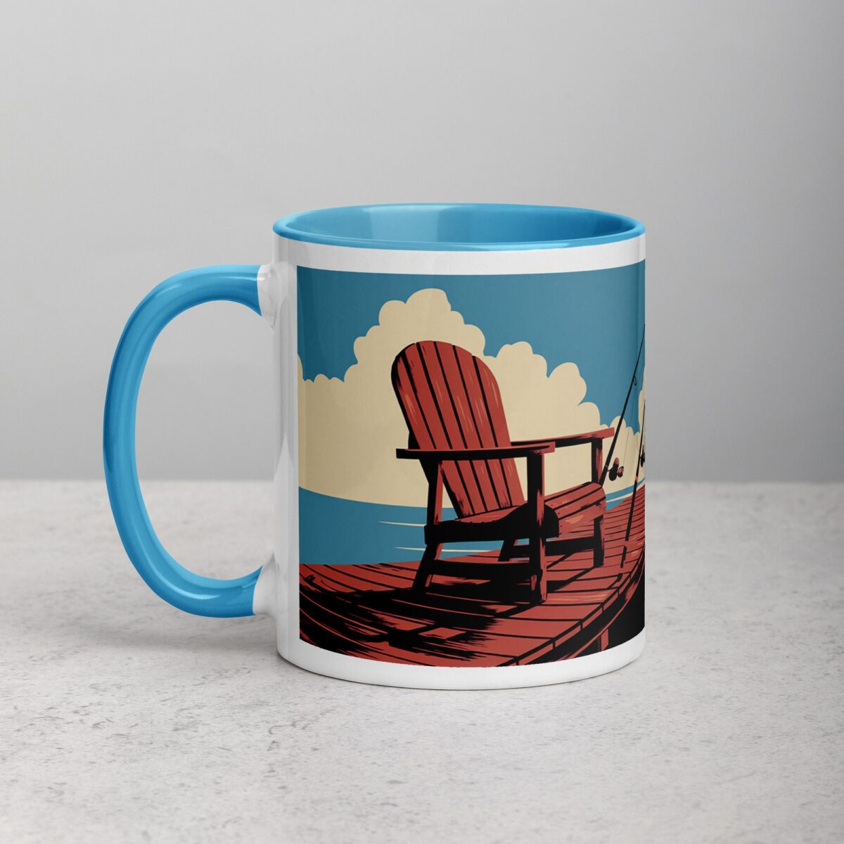 I Love Fishing Retro Coffee Mug & Tea Cup - Image 14