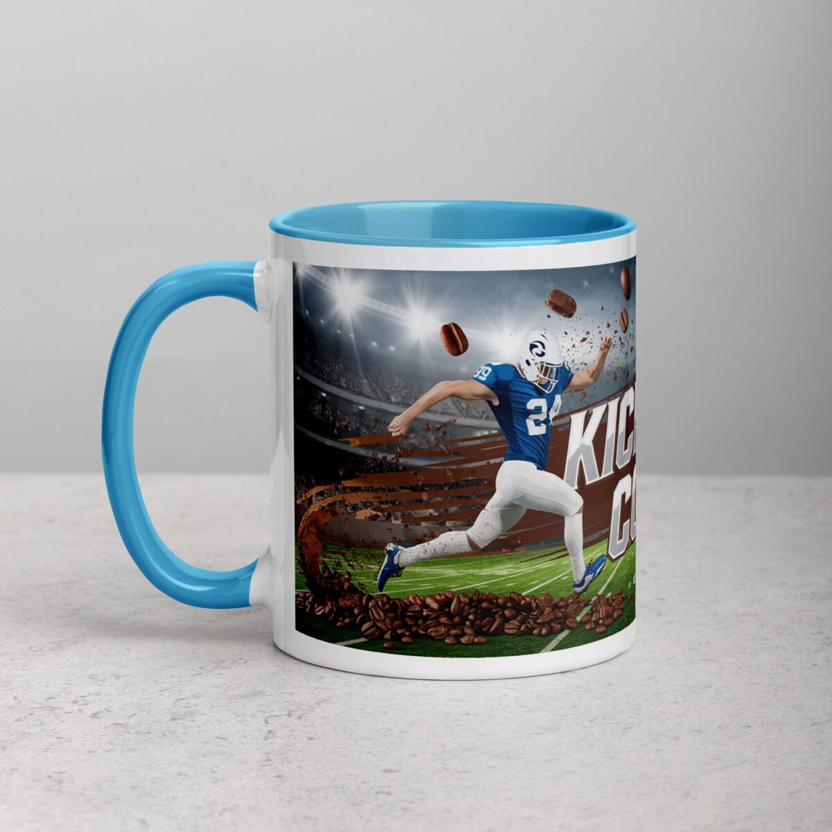 Kickoff, Coffee, Repeat Football Mug - Image 14