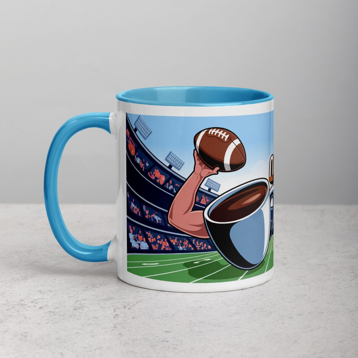 Quarterback Fuel Football Coffee Mug - Image 14