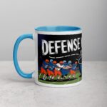 Defense Wins Games, Coffee Starts Days Football Mug - Image 14