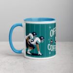 Offense, Defense, Coffee First Football Mug - Image 14