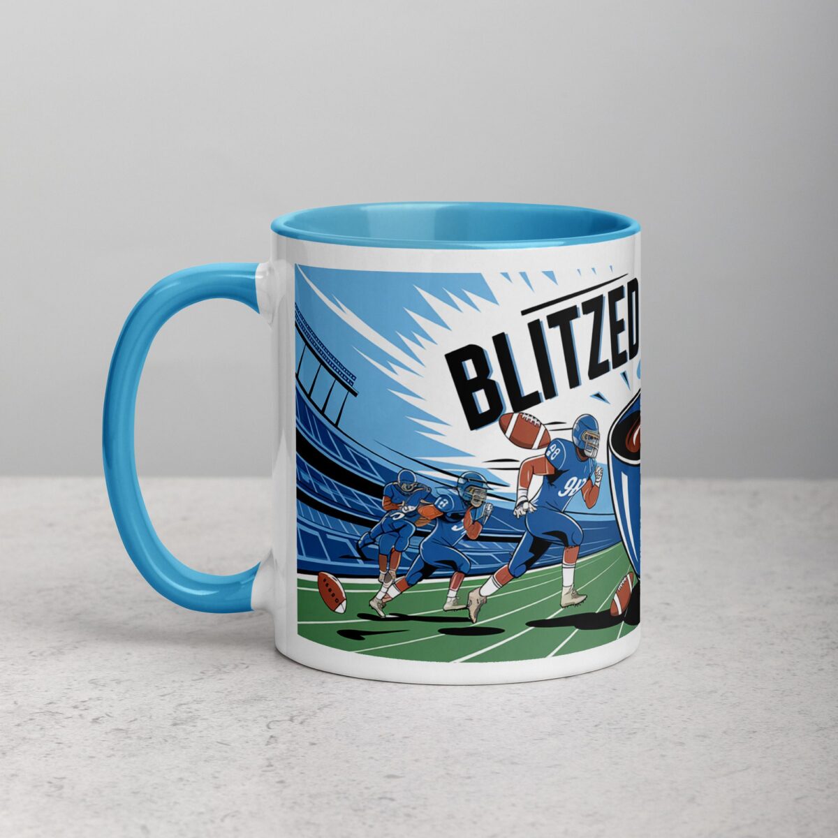 Blitzed & Brewed Football Coffee Mug - Image 14