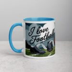I Love Football Elegant Coffee Mug & Tea Cup - Image 14