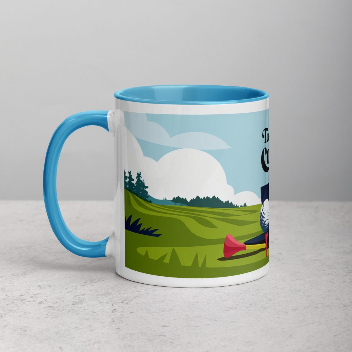 Tee Time & Coffee Time Golf Mug - Image 14