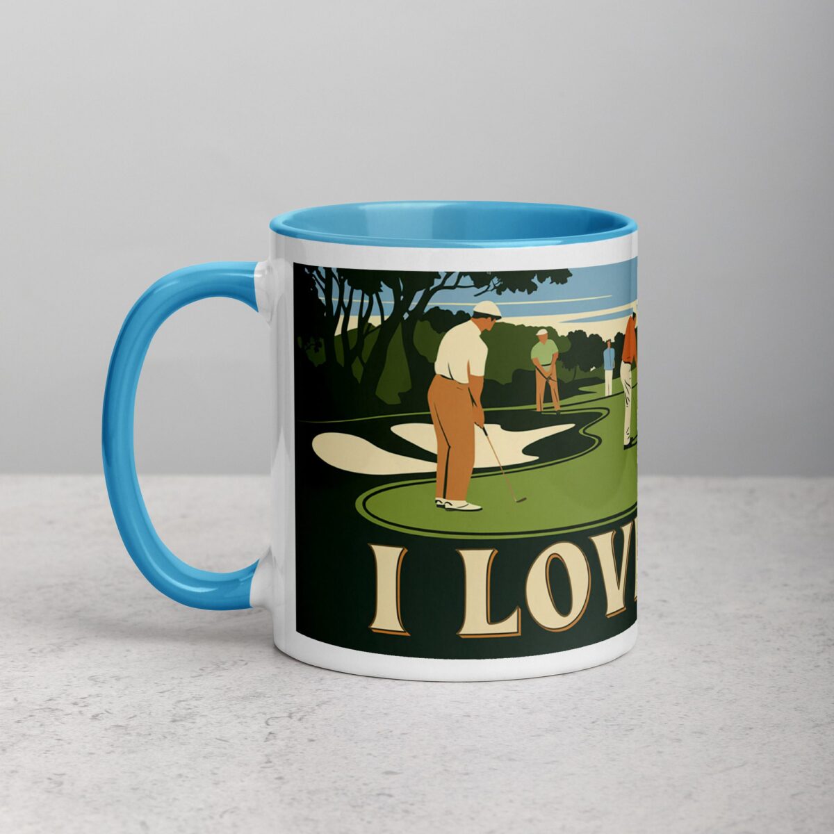 I Love Golf Retro Coffee Mug & Tea Cup - Image 14