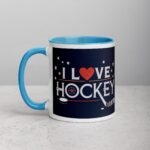 I Love Hockey Sophisticated Hockey Coffee Cup - Image 14