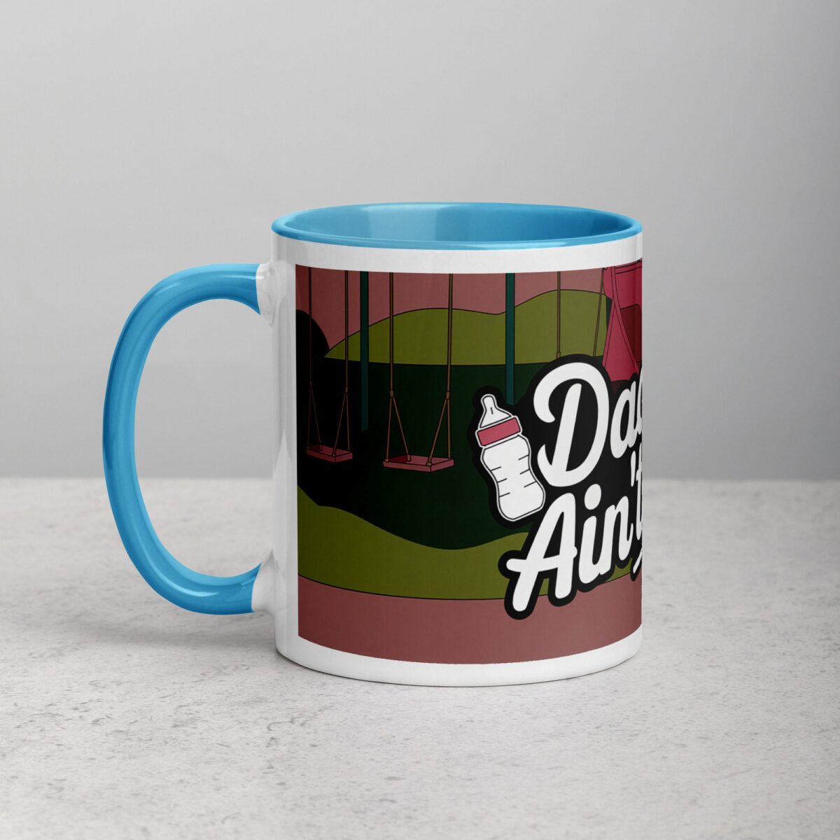 Daddin Ain't Easy  Coffee Mug & Tea Cup - Image 14