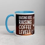 Raising Kids, Raising Coffee Levels Mug - Image 14