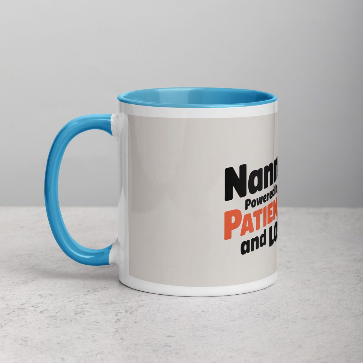 Nanny Life: Powered by Patience and Love Coffee Mug - Image 14