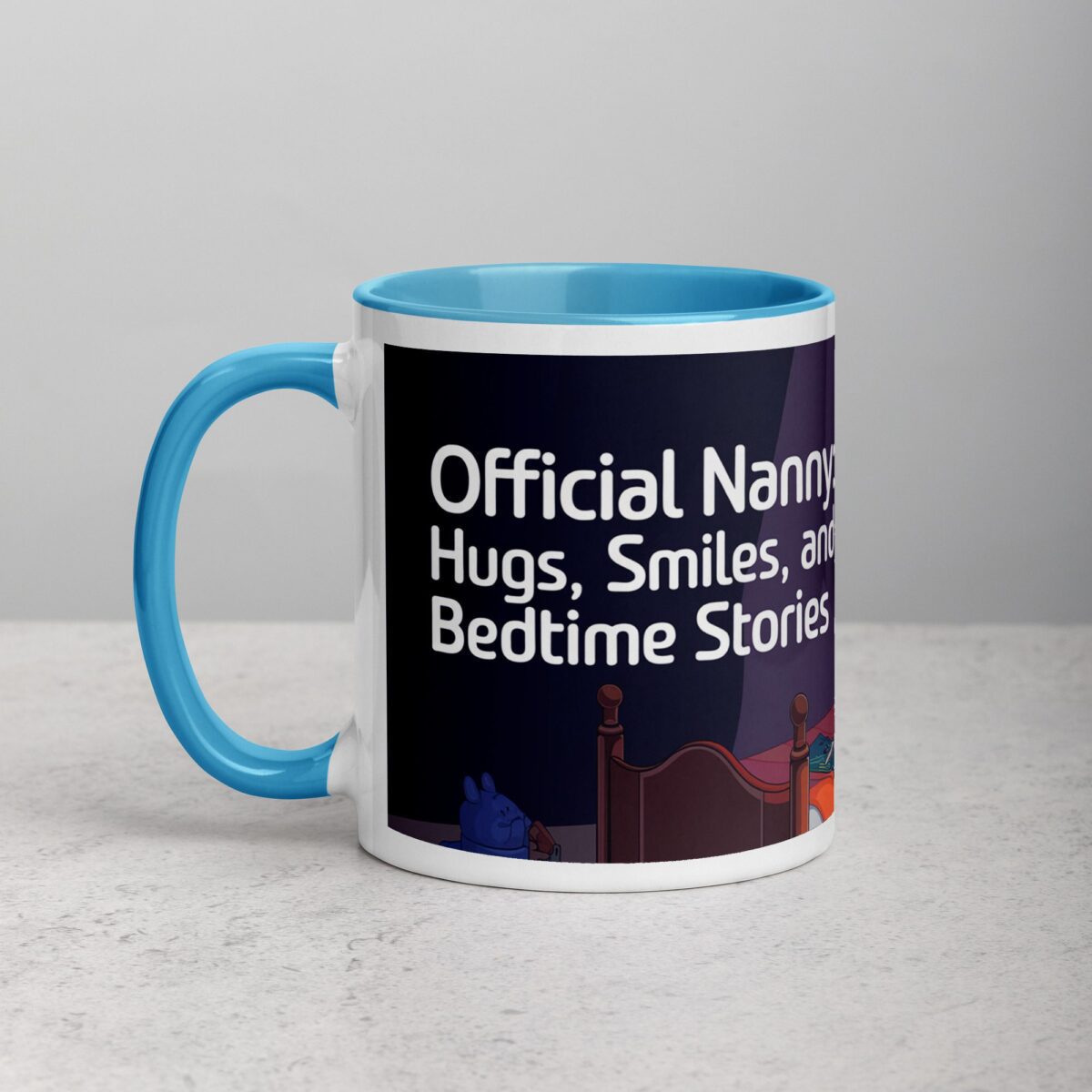 Official Nanny: Hugs, Smiles, and Bedtime Stories Mug - Image 14