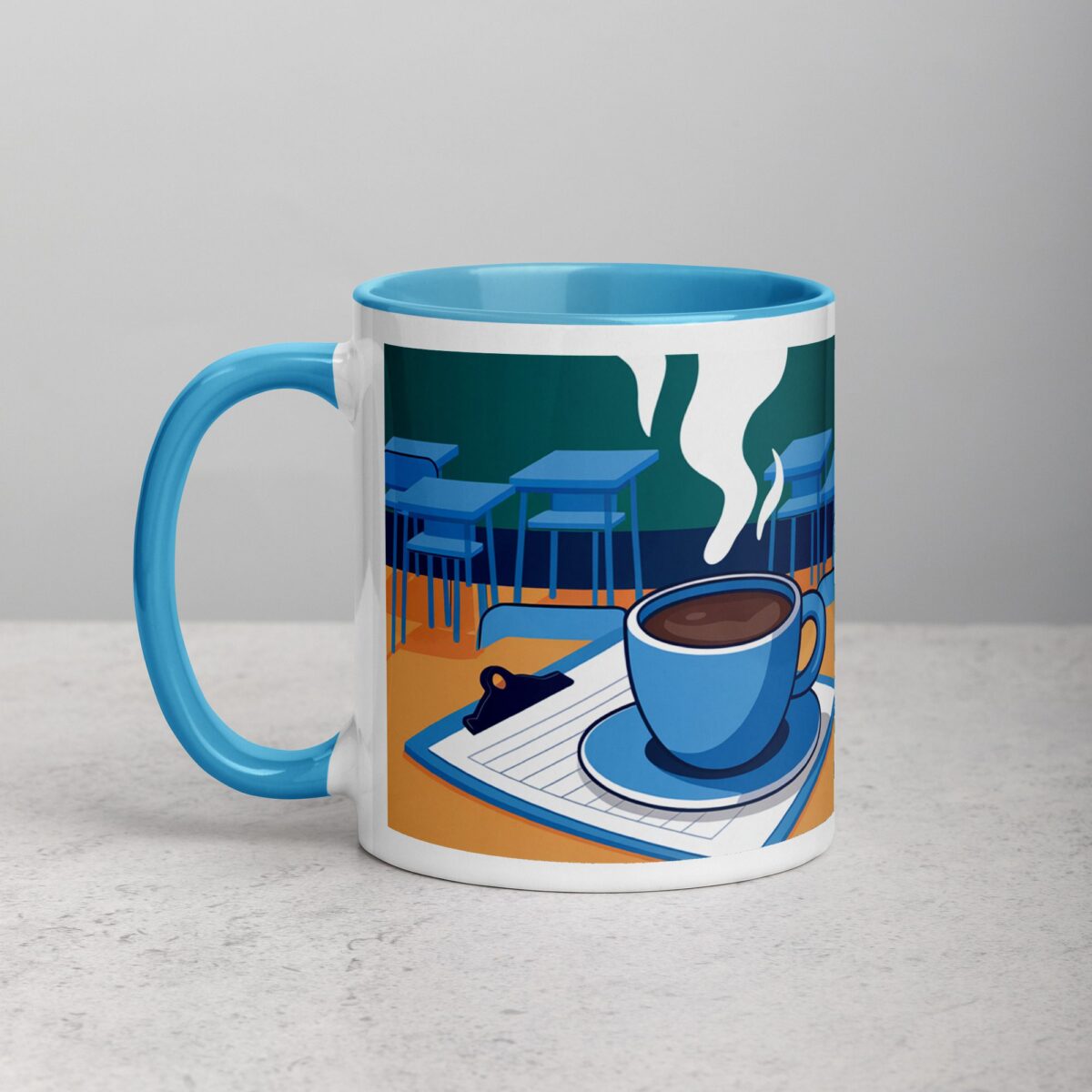 Coffee: The Key to My Classroom Management Plan Teachers Mug - Image 14