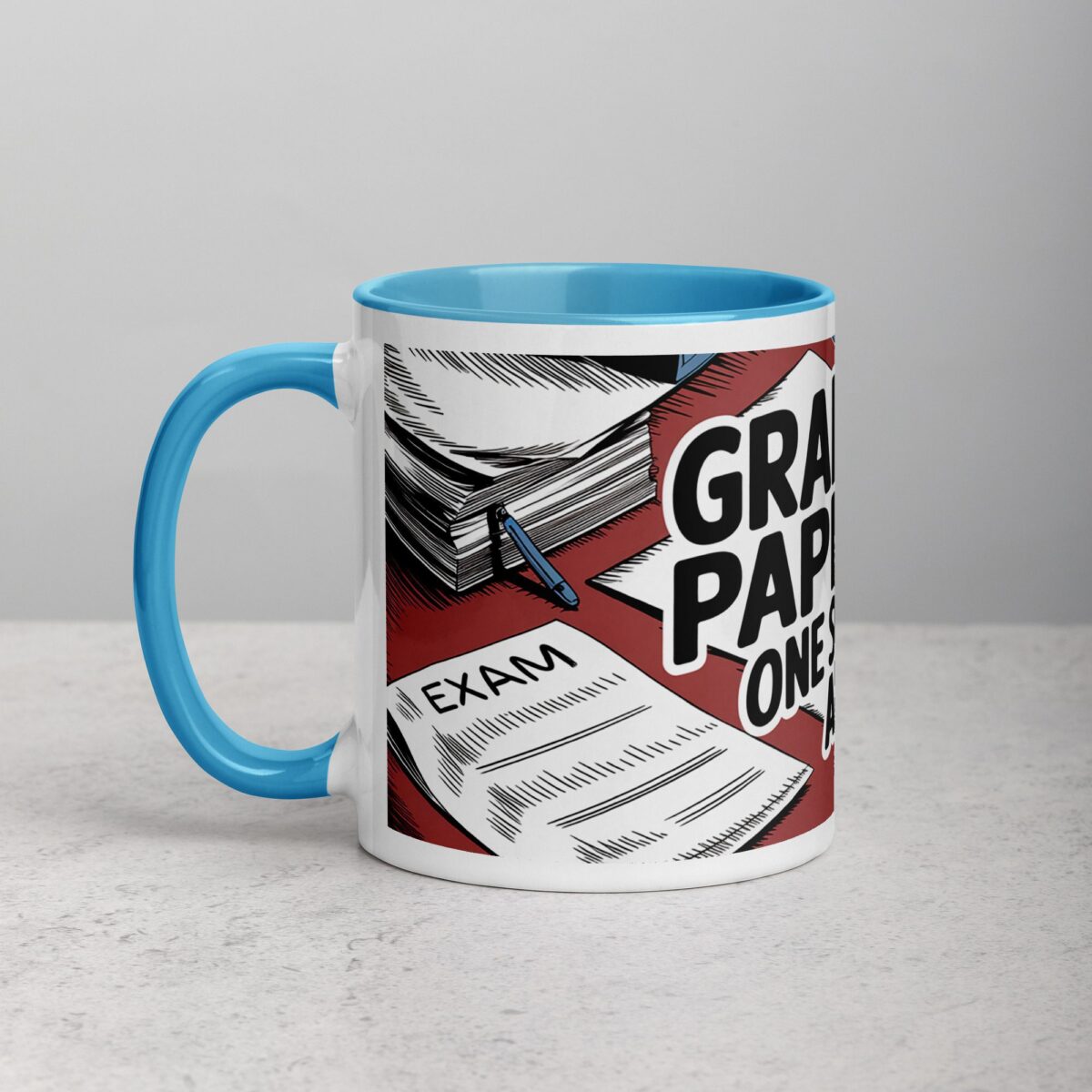 Grading Papers, One Sip at a Time Coffee Mug - Image 14